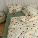 GobekUsa Pink Floral Bedding Set - Queen Size