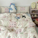 GobekUsa Pink Floral Bedding Set - Queen Size