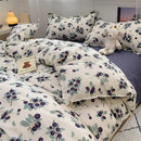 GobekUsa Pink Floral Bedding Set - Queen Size
