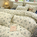 GobekUsa Pink Flowers Duvet Cover Set for Girls and Boys