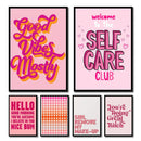 GobekUsa Pink Makeup Funny Quote Art Poster