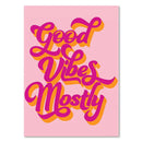 GobekUsa Pink Makeup Funny Quote Art Poster