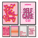 GobekUsa Pink Makeup Funny Quote Art Poster