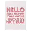 GobekUsa Pink Makeup Funny Quote Art Poster
