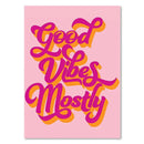 Funny pink quote art poster set bedroom motivational wall decor by Decorbites