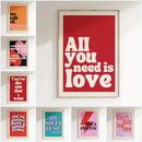GobekUsa Pink Music Lyrics Wall Art Canvas