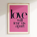 GobekUsa Pink Music Lyrics Wall Art Canvas