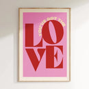 GobekUsa Pink Music Lyrics Wall Art Canvas