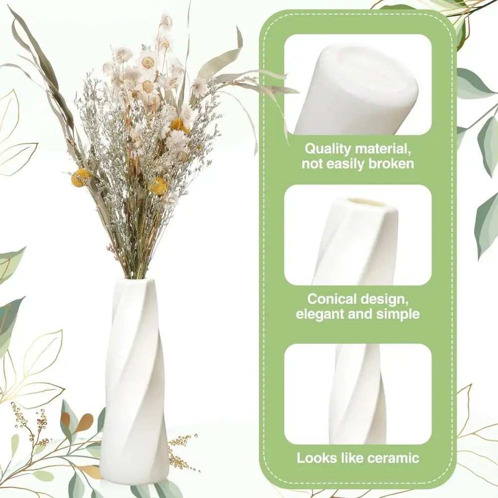 GobekUsa Plastic Retro Flower Vases 6-20 Pack, photo 5 of 17