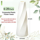 GobekUsa Plastic Retro Flower Vases 6-20 Pack
