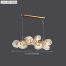 GobekUsa Postmodern Circle Pendant Light: Glass Brass Restaurant Island Fixture