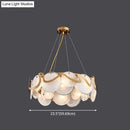 GobekUsa Postmodern Circle Pendant Light: Glass Brass Restaurant Island Fixture