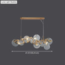 GobekUsa Postmodern Circle Pendant Light: Glass Brass Restaurant Island Fixture