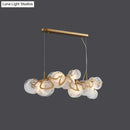 GobekUsa Postmodern Circle Pendant Light: Glass Brass Restaurant Island Fixture