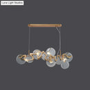 GobekUsa Postmodern Circle Pendant Light: Glass Brass Restaurant Island Fixture