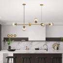 GobekUsa Postmodern Gold Island Pendant with Glass Shades- Set of 6
