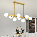 GobekUsa Postmodern Opaline Glass Molecular Island Pendant Light for Dining Room