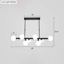 GobekUsa Postmodern Opaline Glass Molecular Island Pendant Light for Dining Room