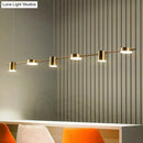 GobekUsa Postmodern Straight Bar LED Ceiling Light for Kitchen Island – Stylish Metal Hanging Fixture
