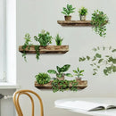 GobekUsa Potted Plant Wall Decals - DIY Home Decoration