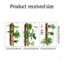 GobekUsa Potted Plant Wall Decals - DIY Home Decoration