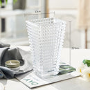 GobekUsa Premium Crystal Glass Vase for Home Décor