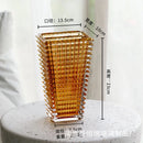 GobekUsa Premium Crystal Glass Vase for Home Décor