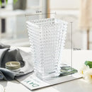 GobekUsa Premium Crystal Glass Vase for Home Décor