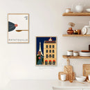 GobekUsa Ratatouille Cartoon Art Print for Kitchen Decor
