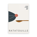 GobekUsa Ratatouille Cartoon Art Print for Kitchen Decor