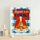 GobekUsa Ratatouille Cartoon Art Print for Kitchen Decor