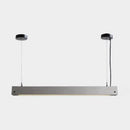 GobekUsa Rectangular LED Pendant Light - Cement Grey Island Hanging for Dining Room - Simplicity in Design