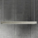 GobekUsa Rectangular LED Pendant Light - Cement Grey Island Hanging for Dining Room - Simplicity in Design