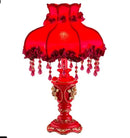 GobekUsa Red Coloured classical Table Lamp