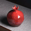 GobekUsa Red Pomegranate Ceramic Vase for Modern Home