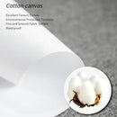 Retro abstract canvas black cat face poster – living room wall art by Decorbites