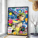 GobekUsa Retro Anime JoJo Wall Posters for Decoration