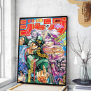 GobekUsa Retro Anime JoJo Wall Posters for Decoration