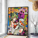 GobekUsa Retro Anime JoJo Wall Posters for Decoration