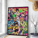 GobekUsa Retro Anime JoJo Wall Posters for Decoration