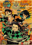 Retro anime poster miracle jump illustration teal bedroom home decor