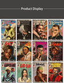 GobekUsa Retro Canvas Print: Hip Hop Singer Album Cover