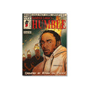 GobekUsa Retro Canvas Print: Hip Hop Singer Album Cover