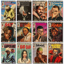 GobekUsa Retro Canvas Print: Hip Hop Singer Album Cover