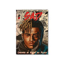 Retro comic hip hop singer canvas prints bedroom wall art