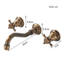 GobekUsa Retro Color Wall Mounted Bathroom Faucet