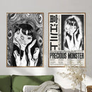 GobekUsa Retro Cool Girl Poster for Home Decor