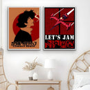 GobekUsa Retro Cowboy Bebop Anime Poster for Home Decor