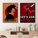 GobekUsa Retro Cowboy Bebop Anime Poster for Home Decor