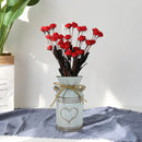 GobekUsa Retro Floral Metal Vase Holder - Wedding Garden Style